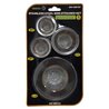 Stainless Steel Sink Strainer Set- 4 Pieces, Fits Most Kitchen Sinks, Bathroom Sinks,Shower Drains