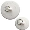 2 Pack Rubber Drain Stopper Plugs, Fit Most Drains with 2 Different Sizes