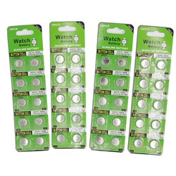 40/Pack Watch Alkaline Battery Button Cell LR1130 AG10 (40 Batteries)