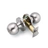 Stainless Steel Entry Door Knobs Lock Room Parts Passage Lockset Privacy Home Office Brushed