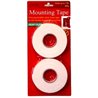 2 Pc Single Sided Foam Tape White Roll Adhesive 2/5" x 16 FT Permanent Mounting