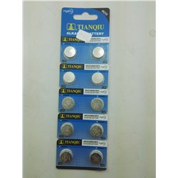 10 per pack AG13 LR44H 357A 1.5V Alkaline batteries