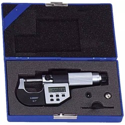 Digital Outside Micrometer Inch/Metric Ratchet Stop 0-1" (0-25.4mm) Range (0.001mm) Resolution  IP65 Specifications