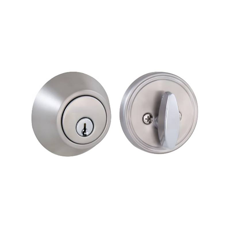 STAINLESS STEEL ENTRY DOOR LOCK DEAD BOLT SINGLE CYLINDER SINGLE DEADBOLT WITH 2 SAME KEYS