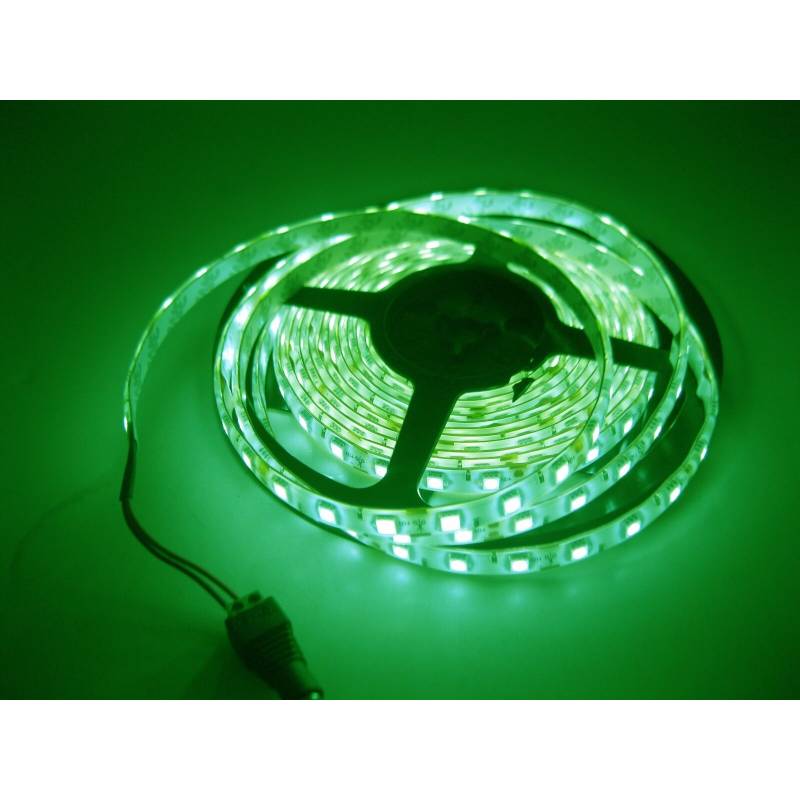 Car/House Green Led Strip 5M/16ft 300 SMD-5050-LED light lamp flexible waterproof