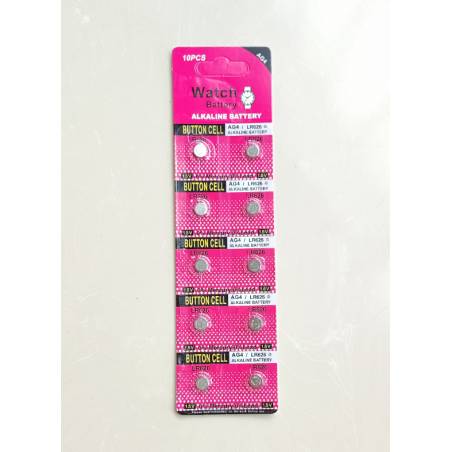 10ct/Card SR626 AG4 377 177 LR626 1.5v Button Coin Cell Watch Calculator Battery Batteries