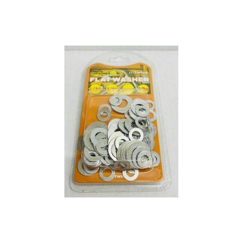 Metal Steel Assorted 3 Diameter Flat Rings Washers 2oz (60g) per pack