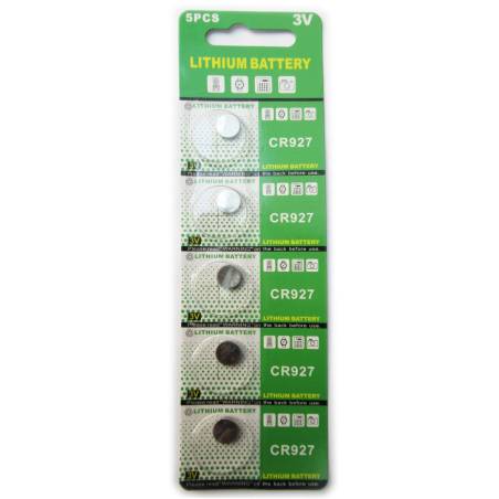 5/PK CR927 ECR927 IEC-CR927 DL927 Lithium 3-Volt Button Battery Lithium Cell Batteries