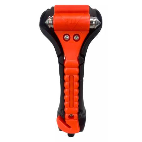 2in1 Emergency Life Saving Hammer Portable Car Glass Breaker Seat Belt Cutter With Flashlight