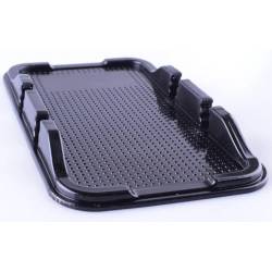 Universal Black Sticky Gel Rubber Washable Anti Skid Non-Slip Anti-Slip Big Phone Tray Holder Mat for Car Truck Van Dashboard