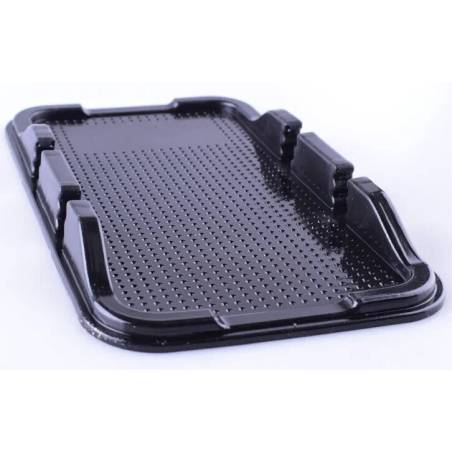 Universal Black Sticky Gel Rubber Washable Anti Skid Non-Slip Anti-Slip Big Phone Tray Holder Mat for Car Truck Van Dashboard