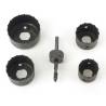 5 Piece Hole Saw Assorted Size Assortment Set For Drilling Wood