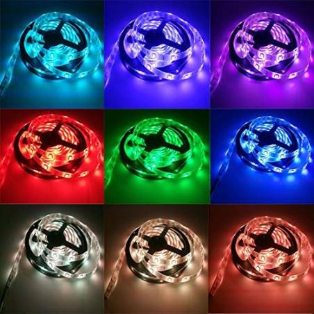 5M/16ft 300leds SMD 5050 RGB Multi-color Felixable LED Strip decorate waterproof Lamp light