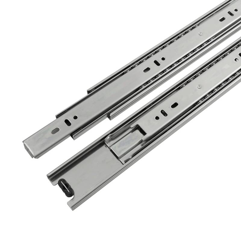 Pair of 24 inches Length Heavy duty Drawer Slides Full Extension Ball Bearing 100 LB per Pair