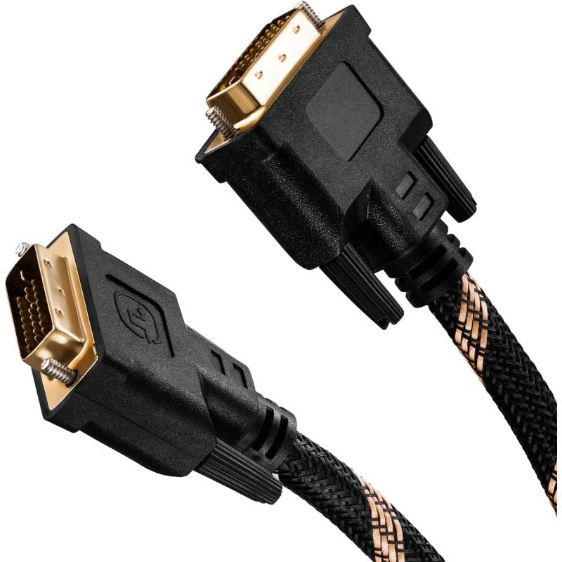 15ft DVI 24+1 Male to Male Dual Ferrite Core Digital Video Audio Cable Cord