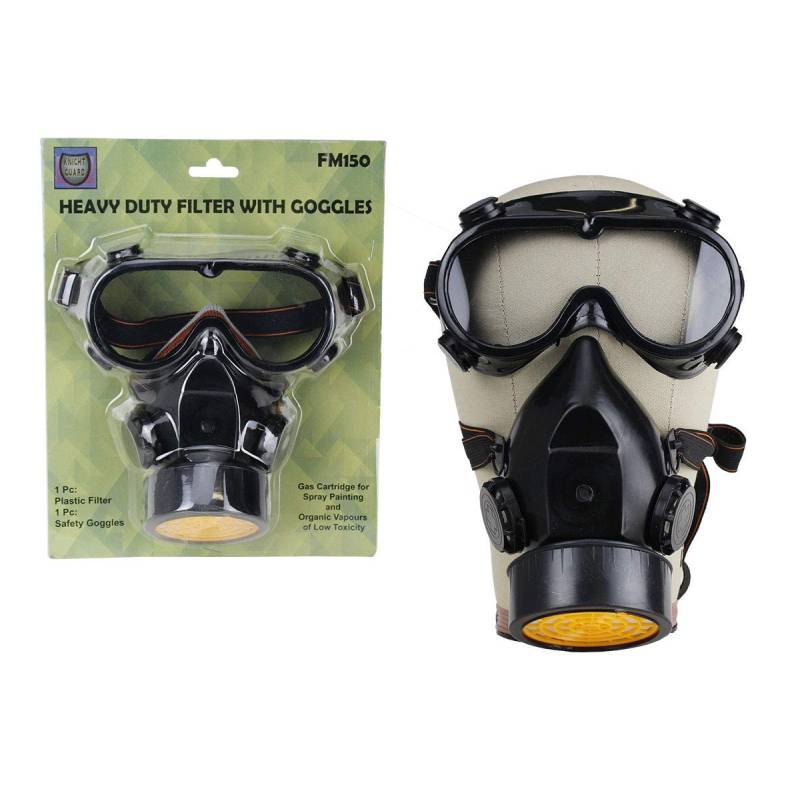 Safety Goggles and Respirator Filter for Non-Toxic Use