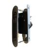 Sliding Door Lock Invisible Recessed Handle Slides Screen Door Latch with 3 Keys