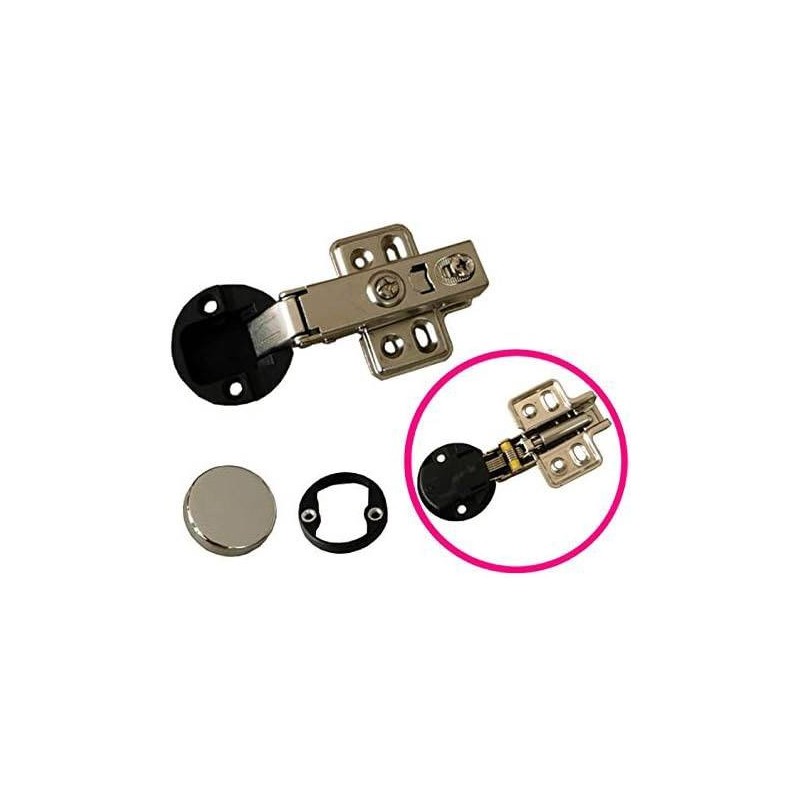 Dia 1.5inches (35mm) EU/European Style Full Overlay Hydraulic Soft-close Hinge for Glass door
