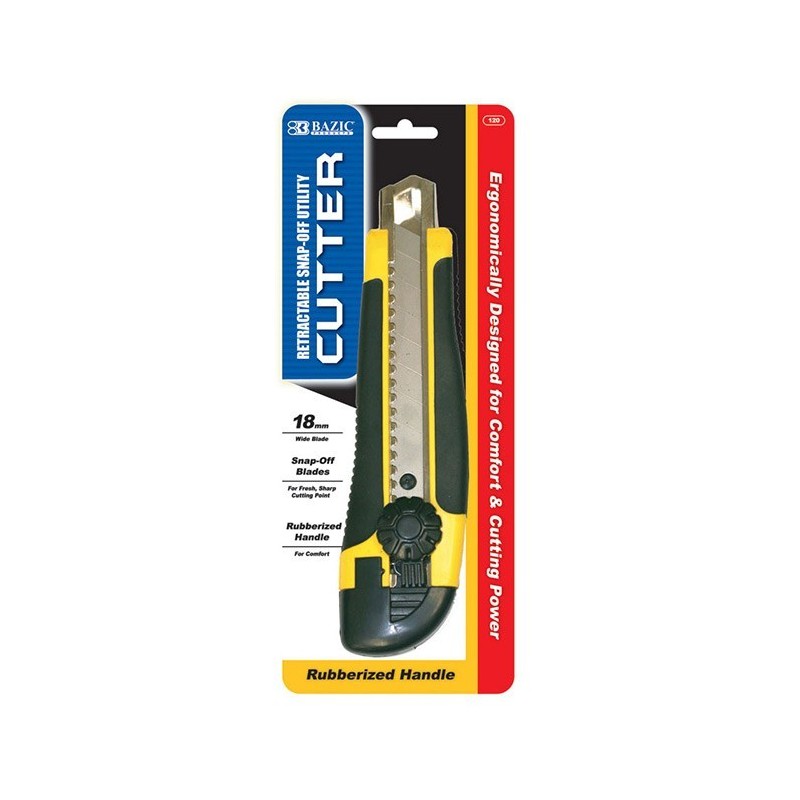 BAZIC Steel Top Multipurpose Cutter w/ Cushion Grip