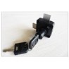 Germany BMB Black coated 22mm cylinder swinging door lock