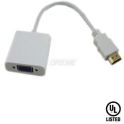 HDMI Input to VGA w/ 3.5mm Audio output Adapter Converter For PC Laptop HD DVD
