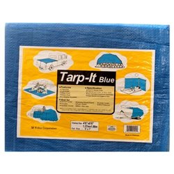 5x7 Ft Blue Tarp Tarpaulin Poly Camping Ground Sheet w/ Grommets