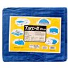 6x8ft Blue Tarp Tarpaulin Poly Camping Ground Sheet w/ Grommets