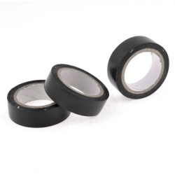 3 Rolls/pack 50 FT General 0.7" Inch Vinyl PVC Black Insulated Electrical Tape LOT