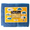 9x12 ft Blue Tarp Tarpaulin Poly Camping Ground Sheet w/ Grommets