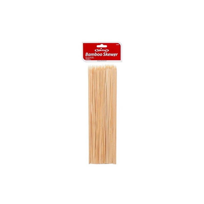 100ct/pk 11.8" NATURAL BAMBOO BBQ SKEWER COOK Shish Kabob, GRILL FOOD STICKS