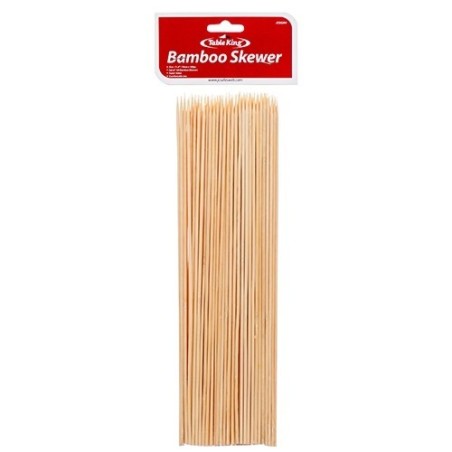 100ct/pk 11.8" NATURAL BAMBOO BBQ SKEWER COOK Shish Kabob, GRILL FOOD STICKS