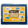 10x20 ft Blue Tarp Tarpaulin Poly Camping Ground Sheet w/ Grommets