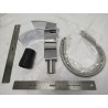 Chrome regular Waterfall Spout Single Handle Bathroom Sink Vessel Faucet