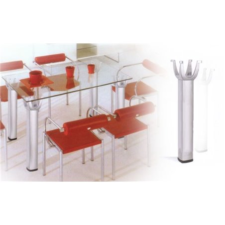 Aluminium Crown Top Table leg