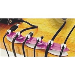 Cable Keep'R Desktop Cable Management Keep'R Keeper Organizer Assorted color